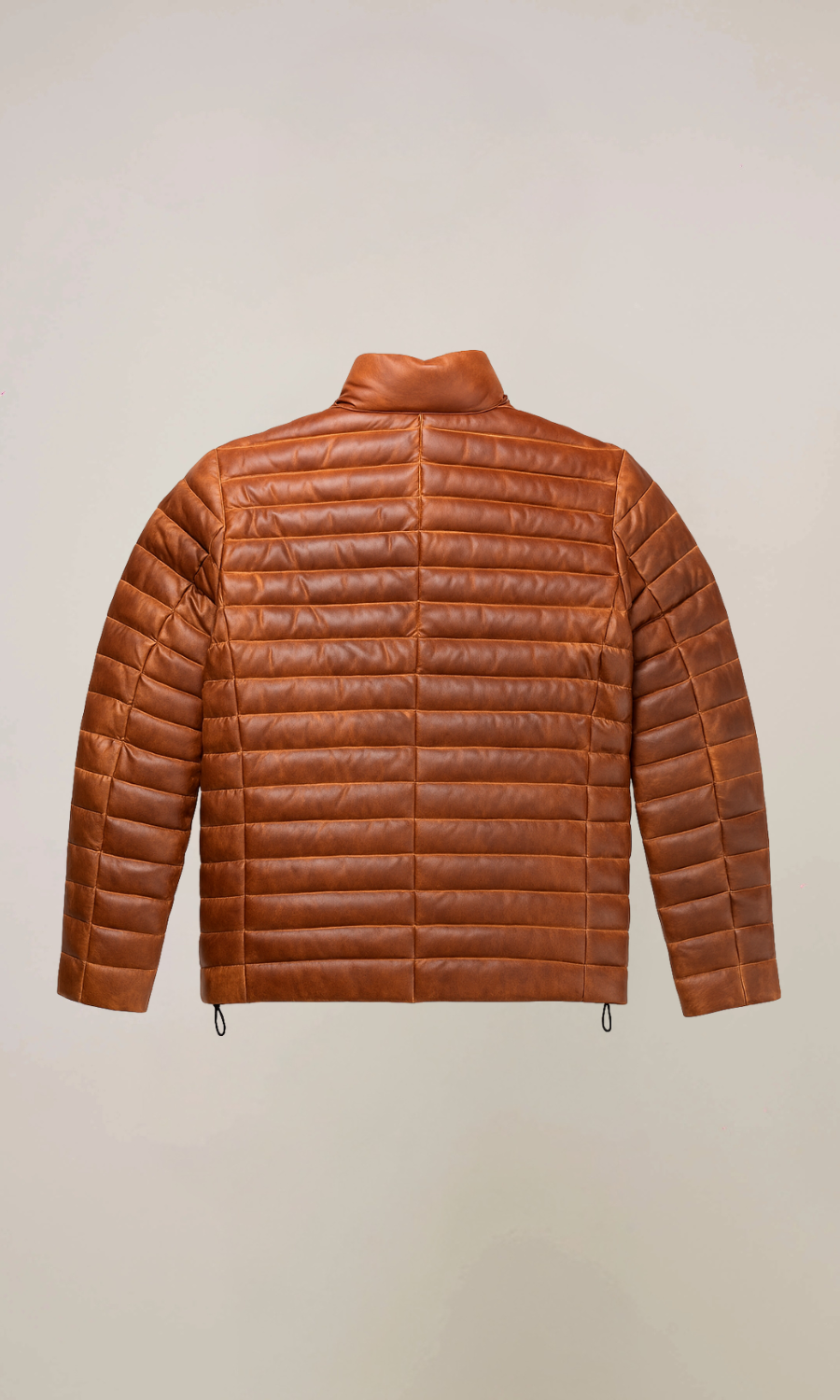 Men’s Sheepskin Puffer Leather Jacket