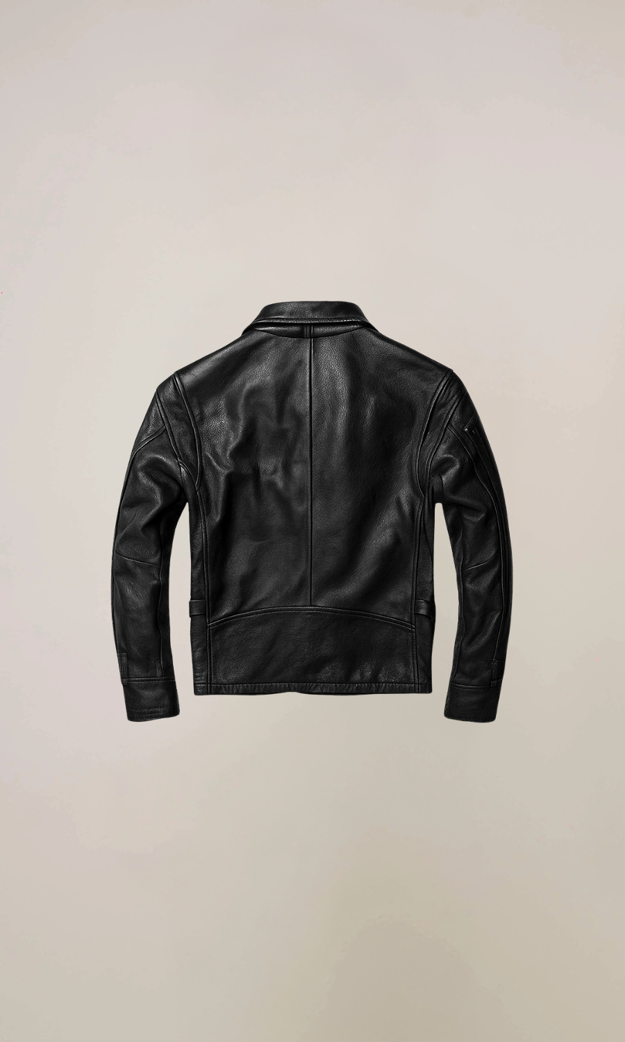 Men’s Black Vintage Cowhide Leather Jacket