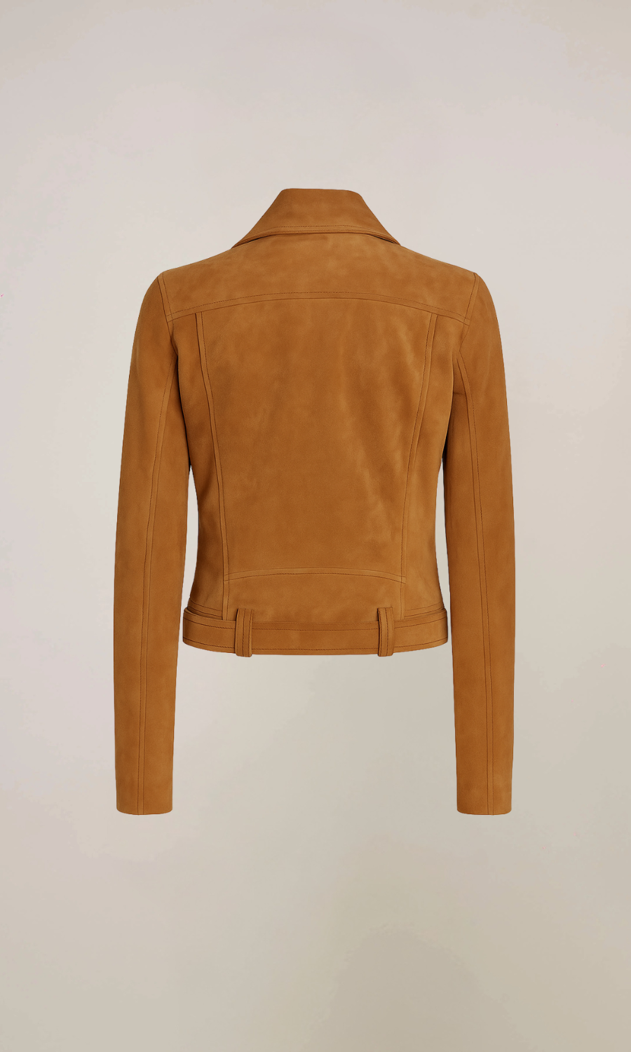 Women’s Brown Suede Moto Jacket