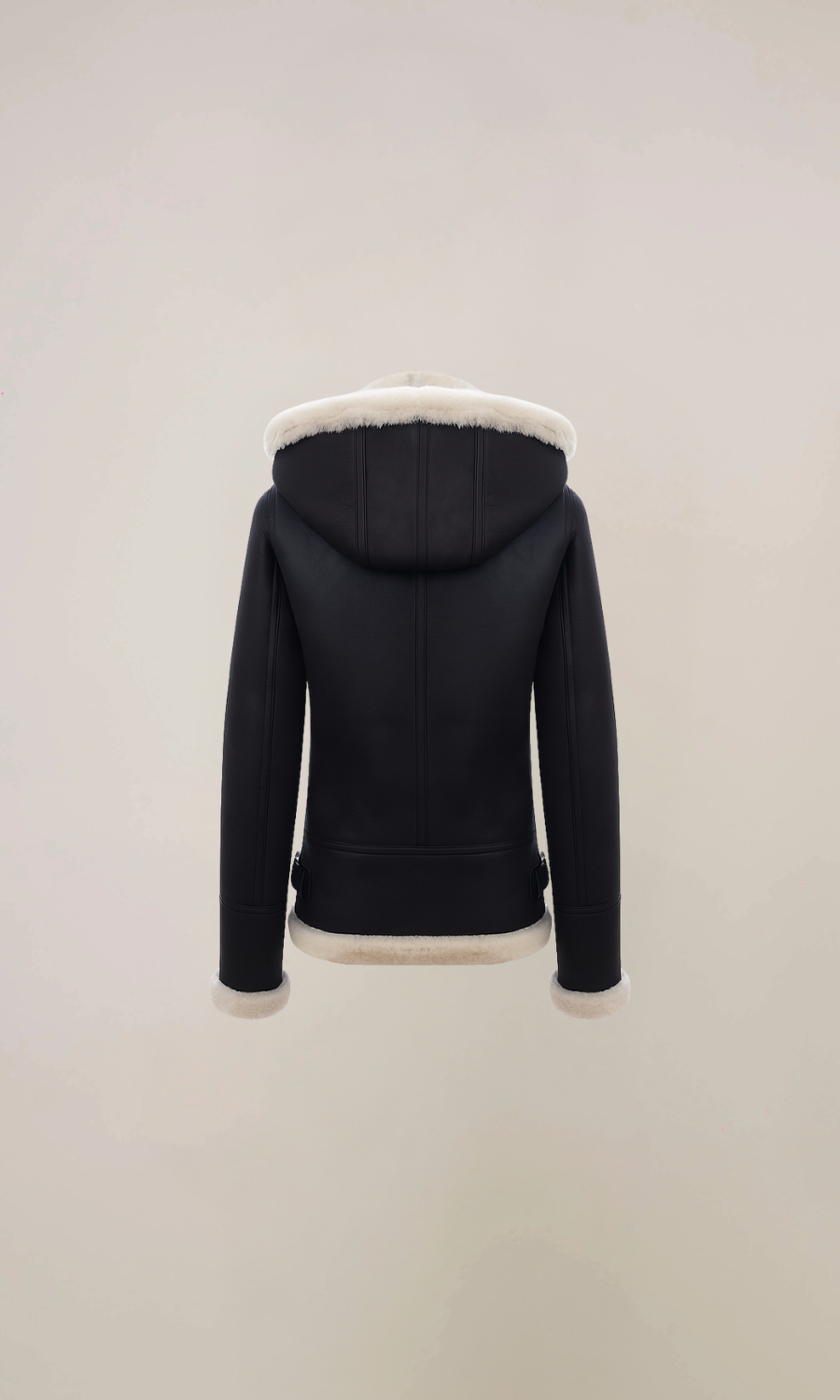 Women's Sheepskin Aviator Leather Jacket