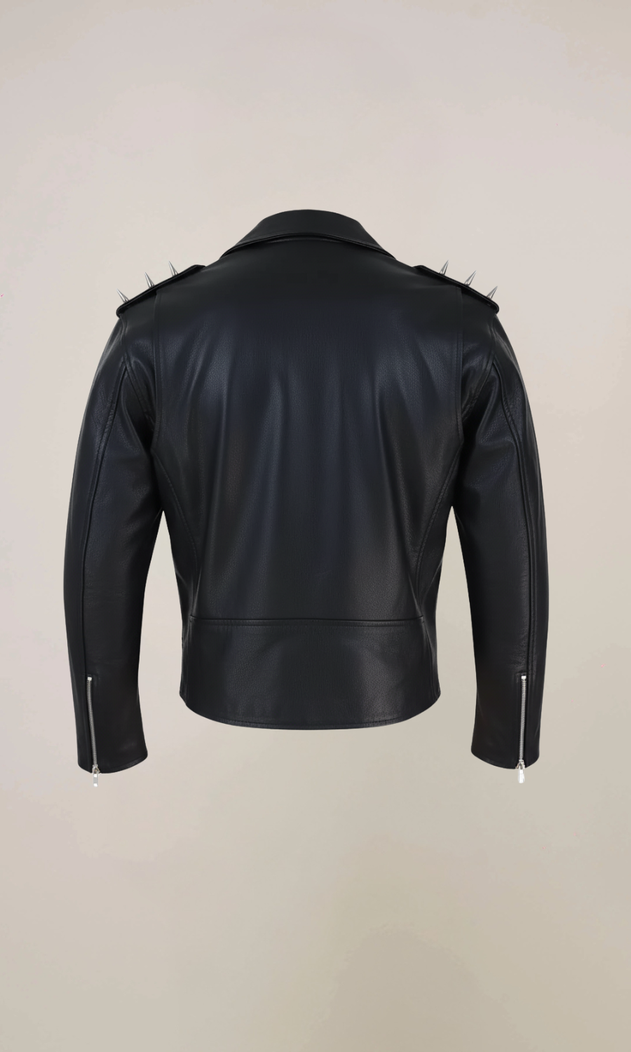 Men’s Spike Hide Original Cross Zip Leather Jacket