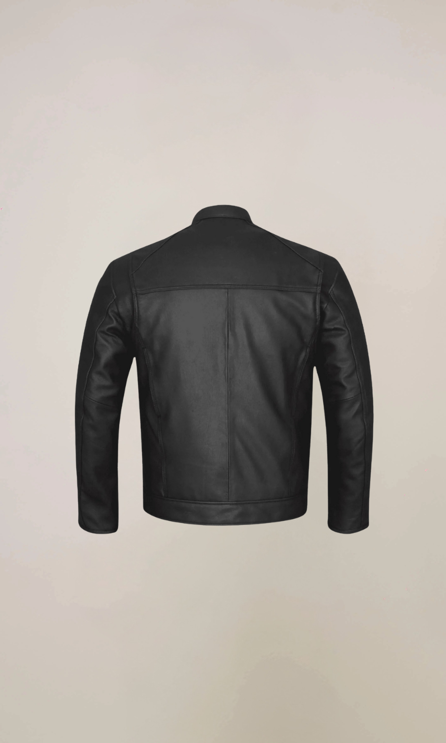 Men’s Black Motorcycle Leather Jacket