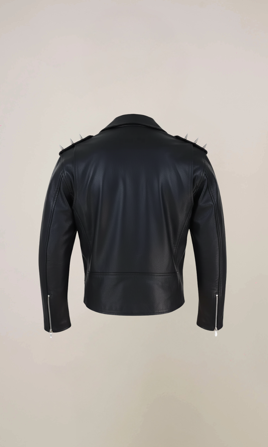 Men’s Spike Hide Original Cross Zip Leather Jacket