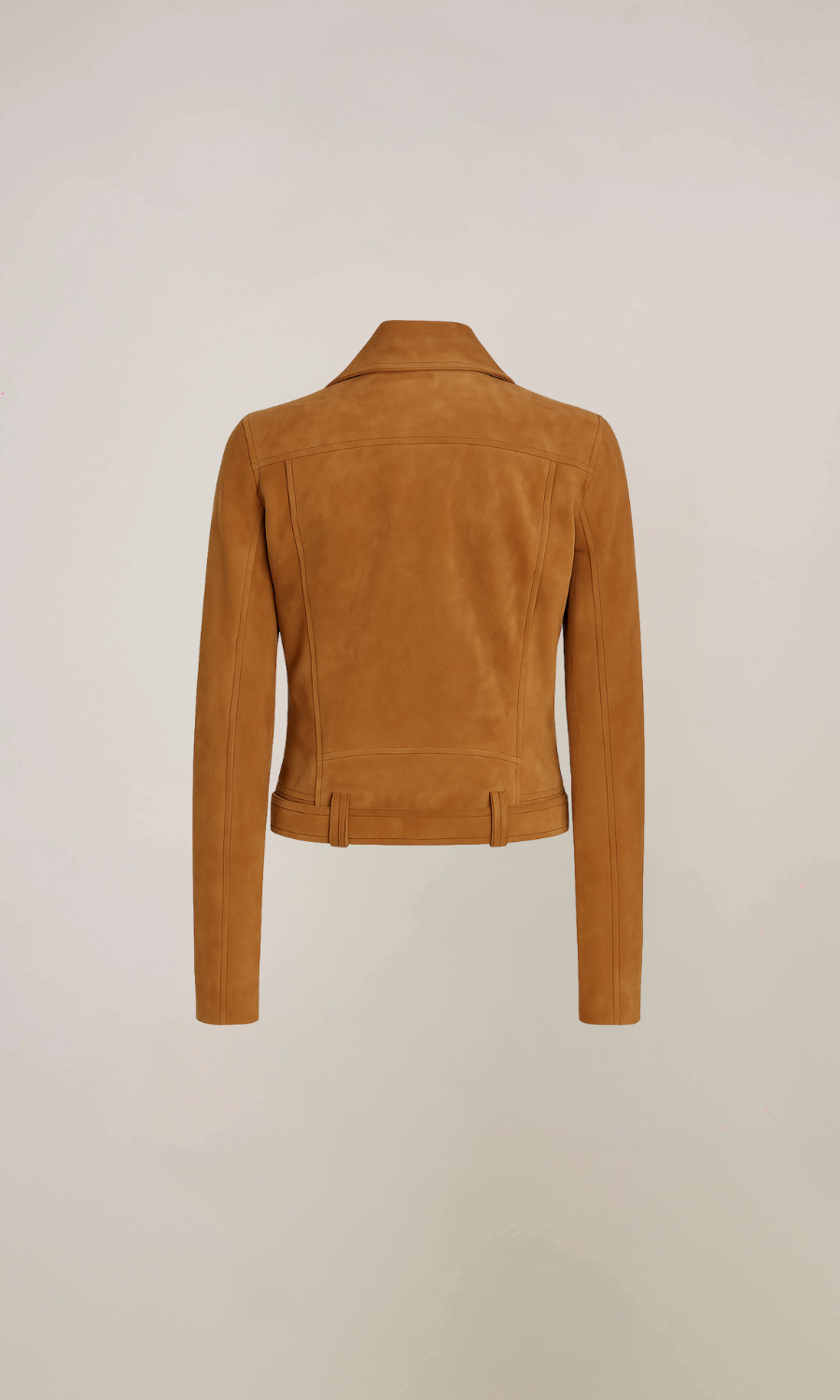 Women’s Brown Suede Moto Jacket
